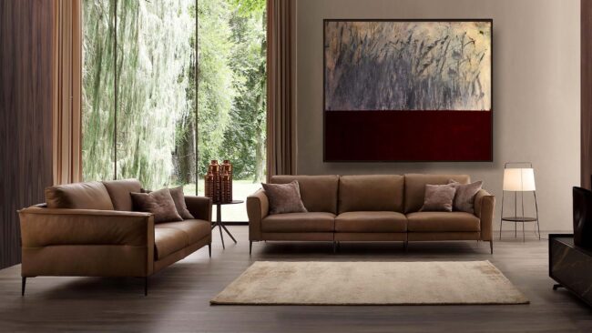 divano milano in pelle